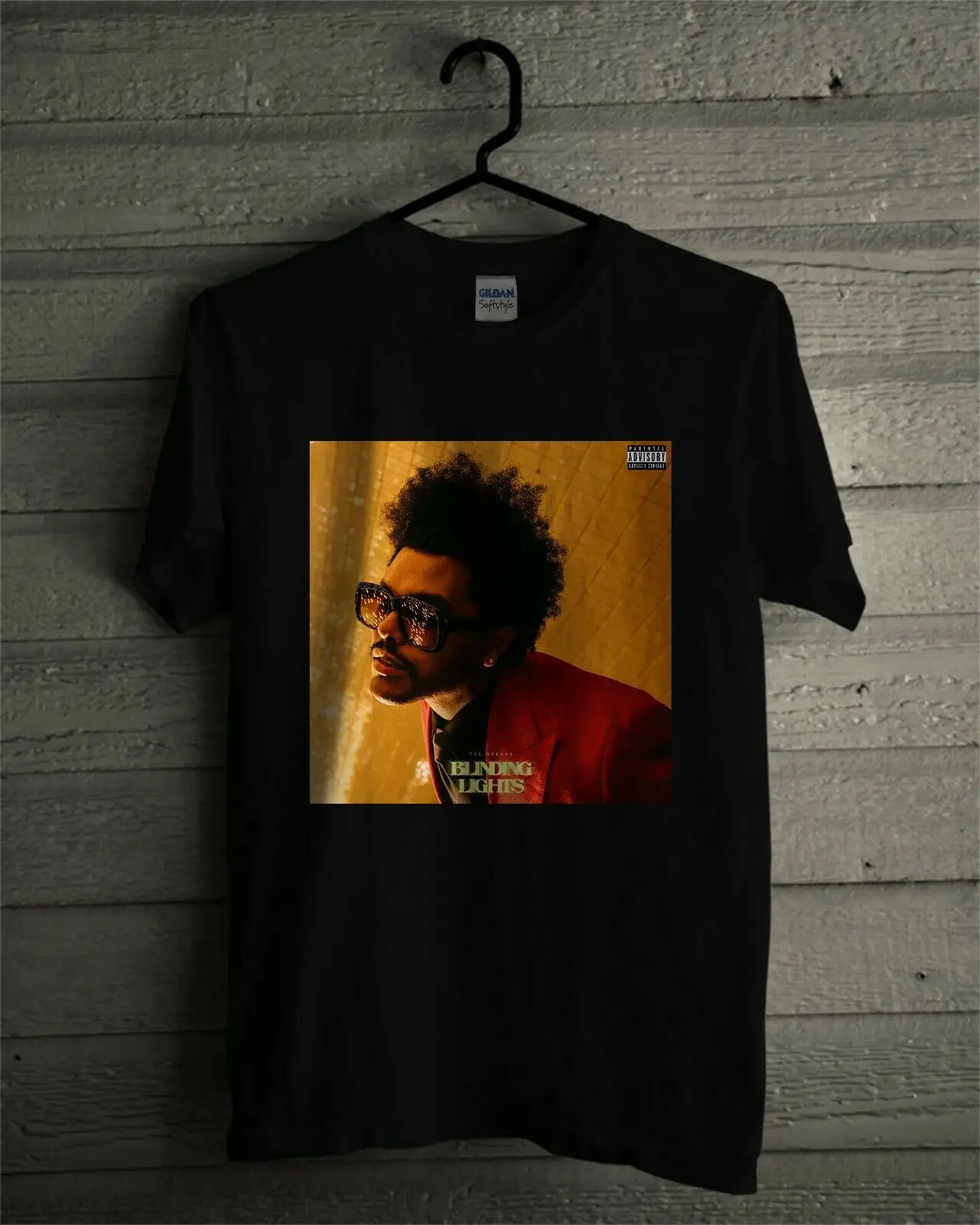 

The Weeknd Blinding Lights Album Cover T Shirt