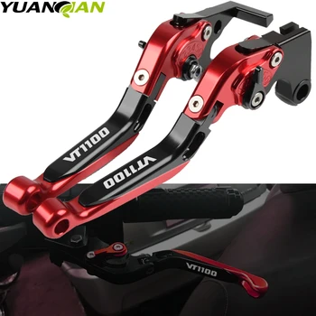 

For Honda VT1100 1995-2007 2001 2002 2003 2004 2005 VT 1100 CNC Motorbike Adjustable Folding Extendable Moto Clutch Brake Levers