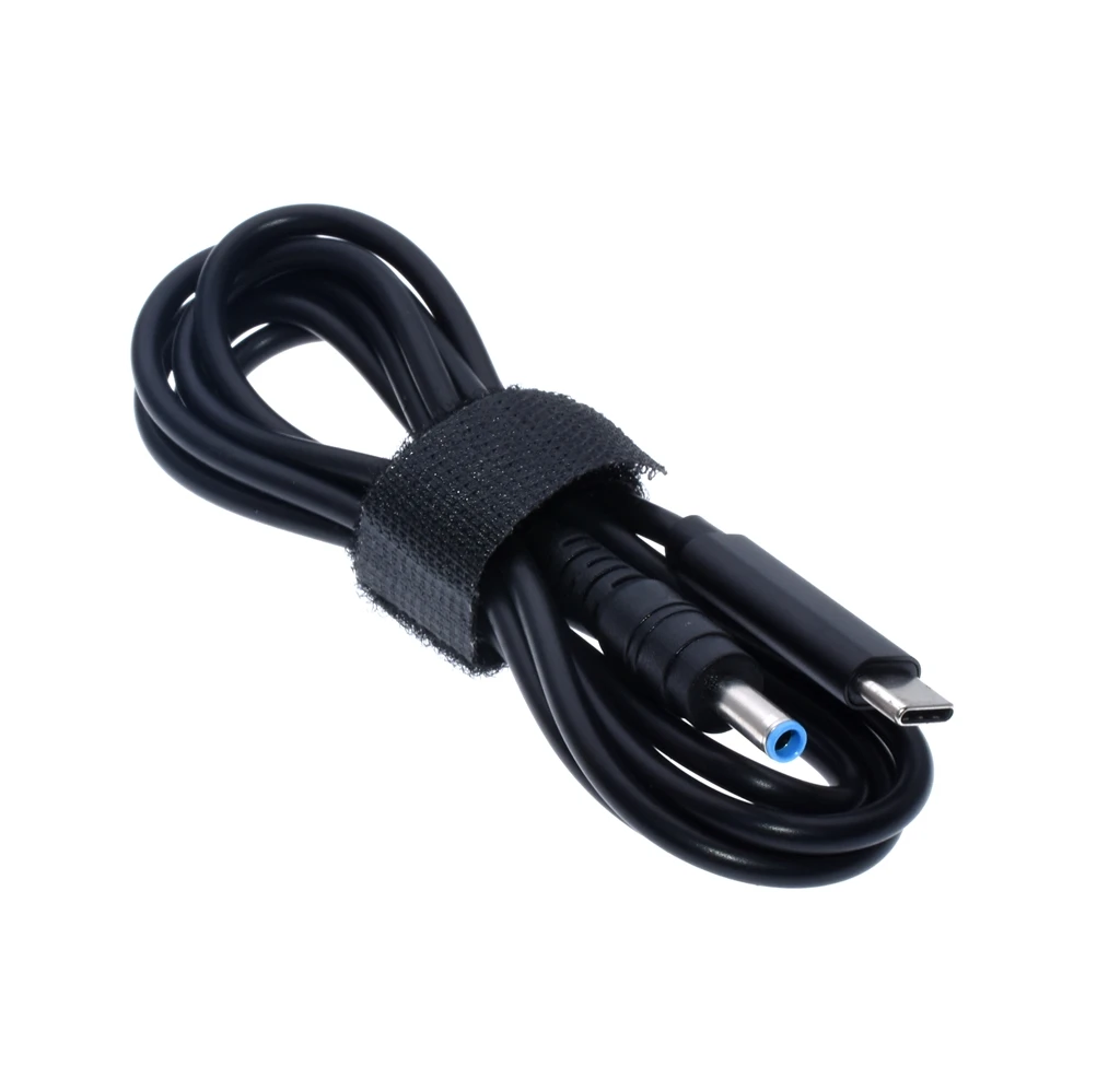 Usb type C PD адаптер питания конвертер в 4,5*3,0 Dc разъем зарядный кабель шнур для hp поток 11 13 14 Сплит 13x2 зарядное устройство для ноутбука