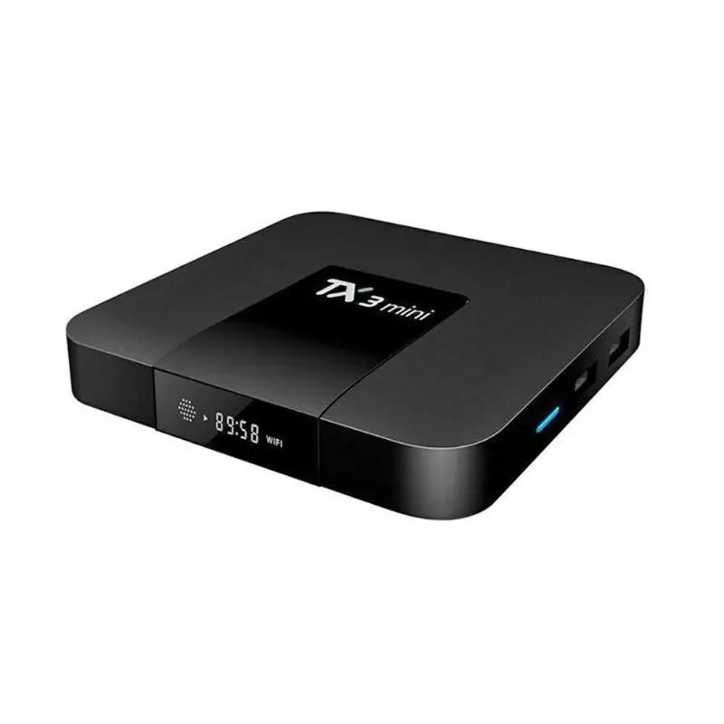 Новая TX3 мини приставка 2 ГБ/16 ГБ Android 7,1 Смарт ТВ приставка S905W четырехъядерный HD WiFi 4K приставка Android ТВ приставка Смарт ТВ чехол