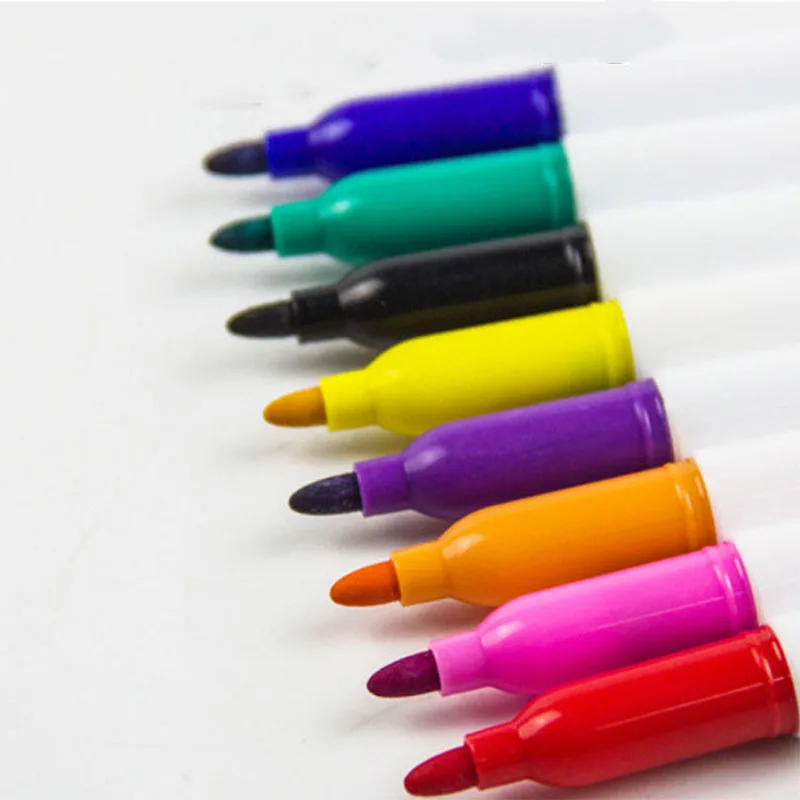 Umitive 8 Pcs/lot Colorful Whiteboard Pen School classroom Supplies Student children's drawing pen Board Markers