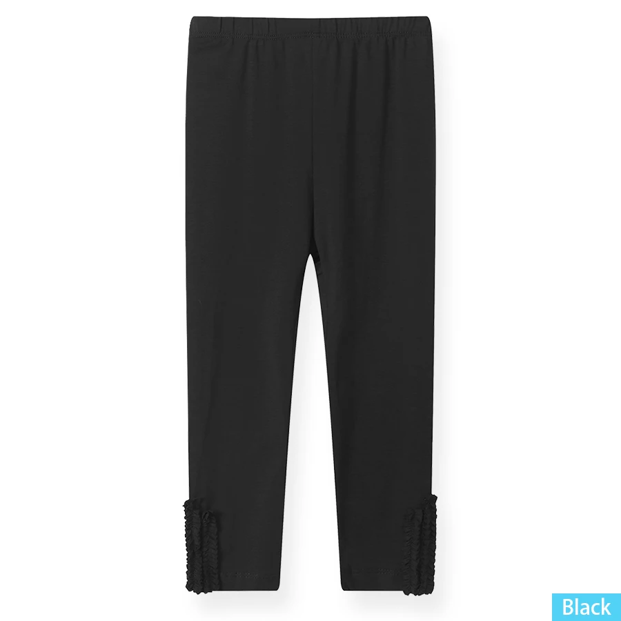 Black SheeCute/детские спортивные длинные леггинсы для маленьких девочек; SCL4176 - Цвет: Black