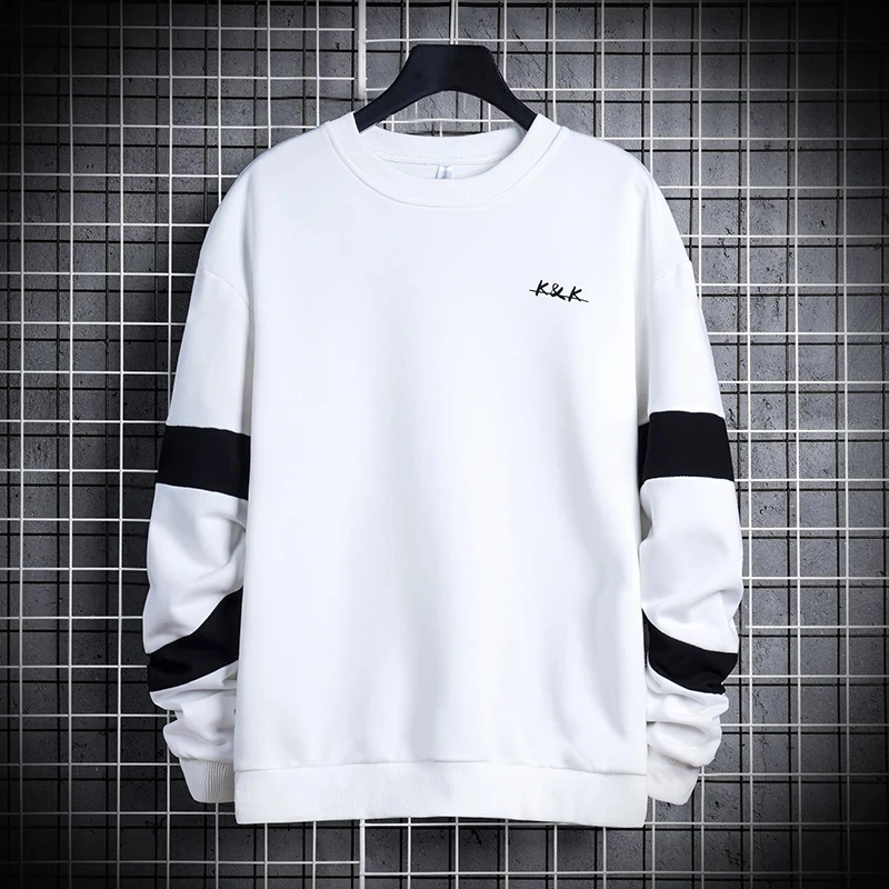 Harajuku Hoodies Clothing Sweatshirts Pullover Men Streetwear O-Neck Casual Tops Autumn