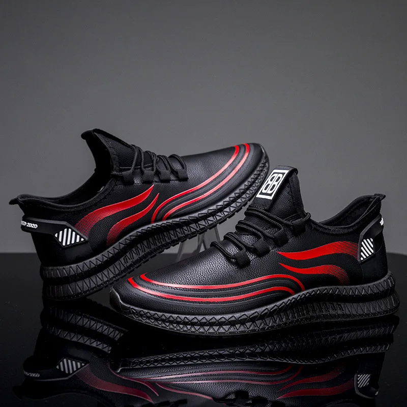 

MEN'S Shoes Leather Waterproof Casual Shoes Leather Shoes MEN'S Black Autumn And Winter Men Business Formal Wear Trend Shoe Kore