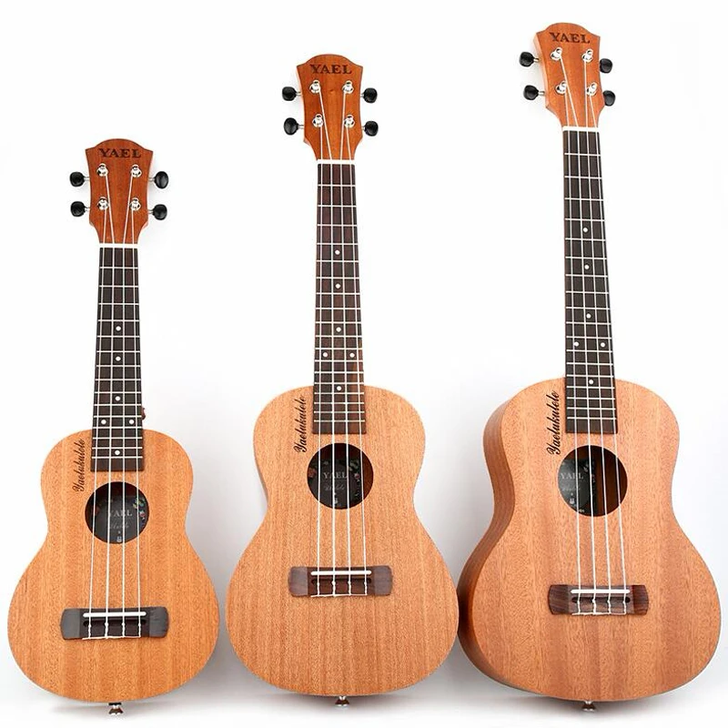 Высокое качество 21 23 26 дюймов 4 струны Sapele Ukulele палисандр музыкальный инструмент Гавайская мини гитара акустическая ukelele UK2303
