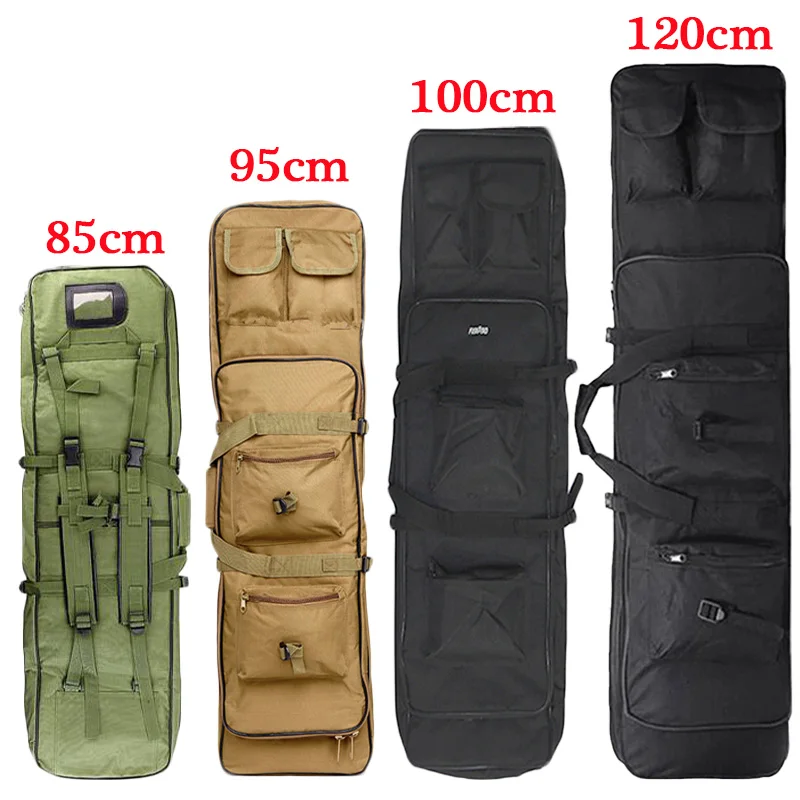Skup 85 95 100 120cm Nylon Gun Bag Case karabin torba plecak dla Sniper Carbine Airsoft Holster strzelanie torby akcesoria myśliwskie