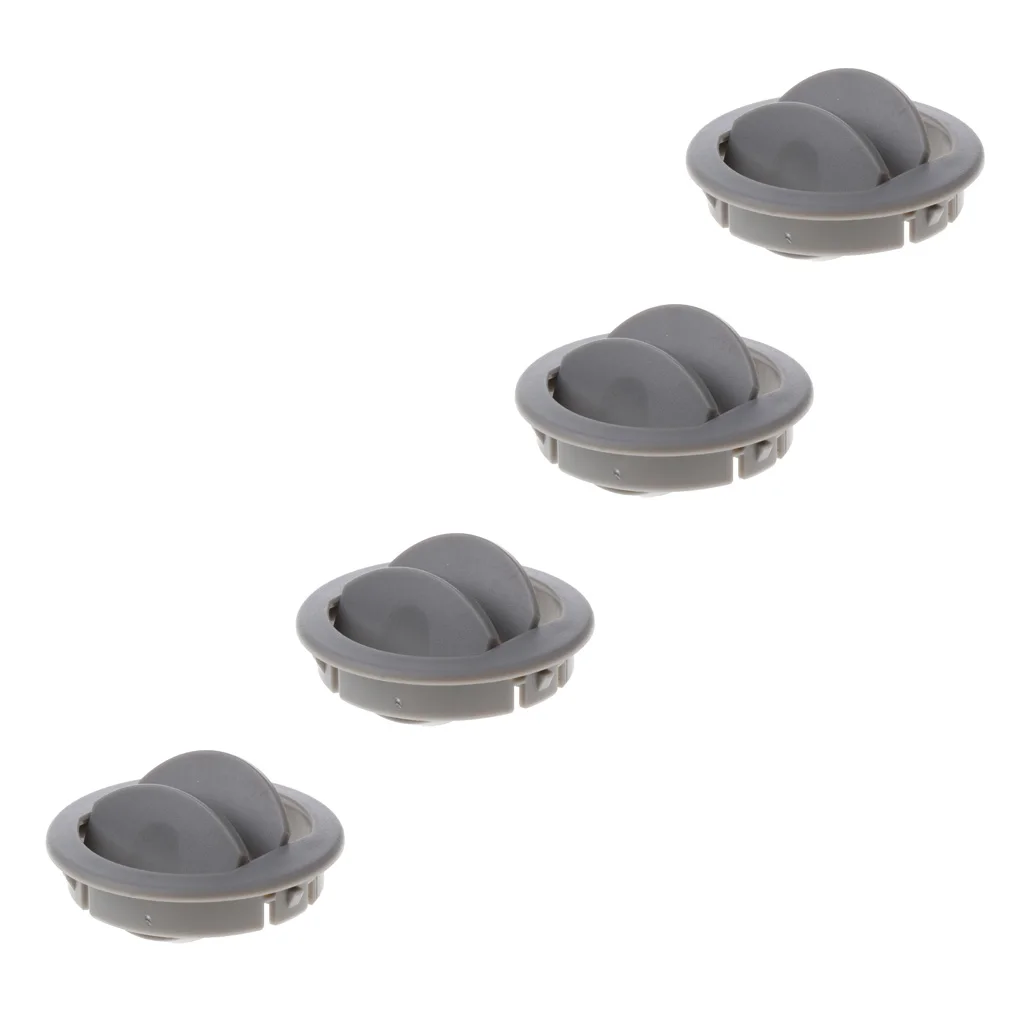 4x Car RV Side Vent Outlet Air Conditioning Deflector Outlet Universal (Grey) 4x Car RV Side Vent Outlet Air Conditioning Deflector Outlet Universal (Grey)