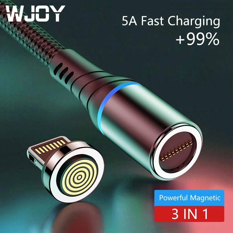 2 шт./упаковка магнитный кабель Micro USB Type C 5 А|Кабели для мобильных телефонов| |