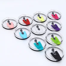 150 шт 30 унций стакан с защитой от проливания крышек для 30 унций стакан из нержавеющей стали чашки Ozark Trail устойчив к брызгам с отверстием для соломки