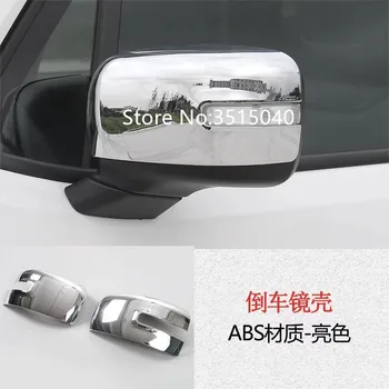 

For Jeep Renegade 2016 2PCS Silver ABS Chrome Car Side Door Rearview Mirror Protect Frame Cover Trims Car Styling Accessories