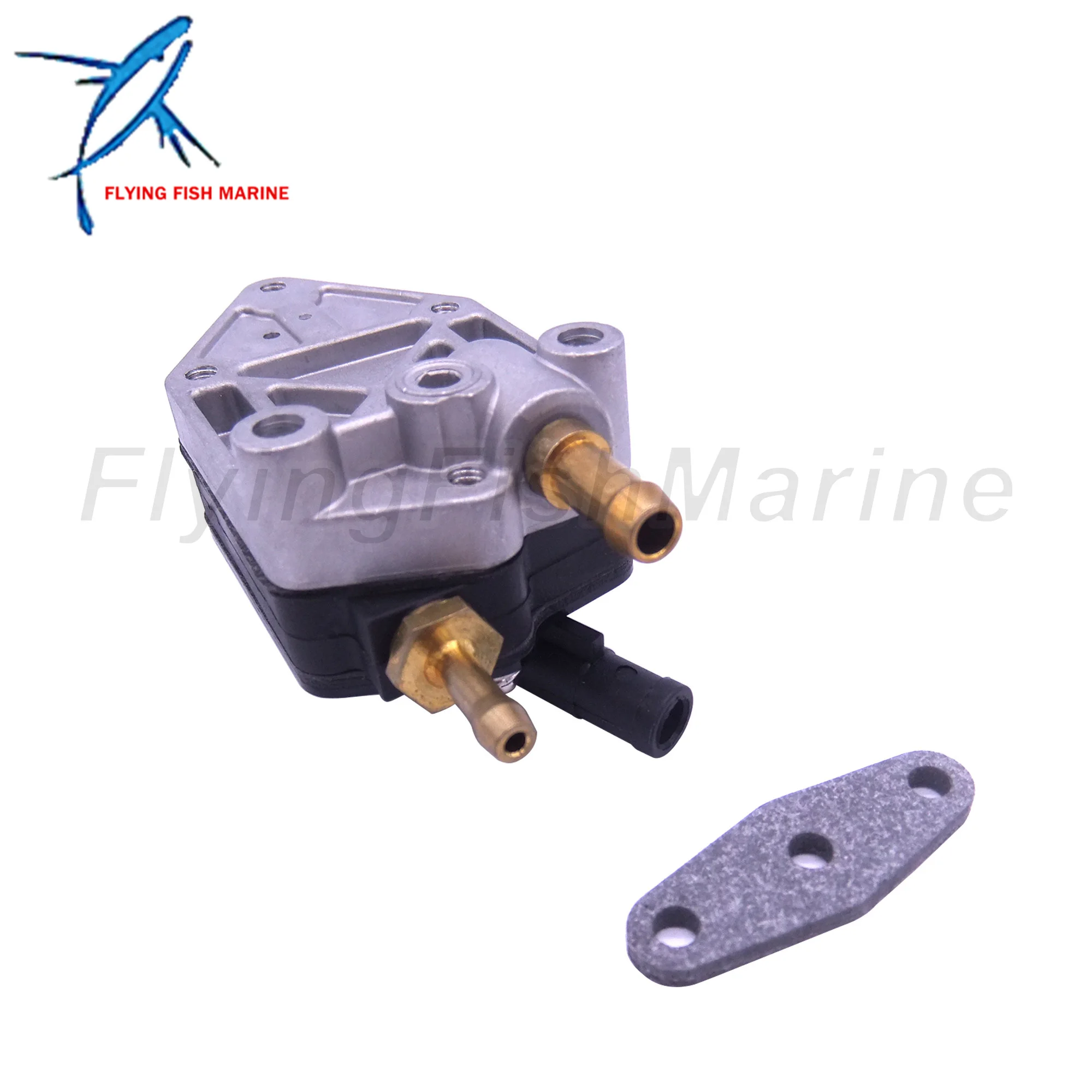 

0438555 438555 0433386 433386 Fuel Pump for Johnson Evinrude OMC BRP 20-30hp Boat Motor Small Nipple