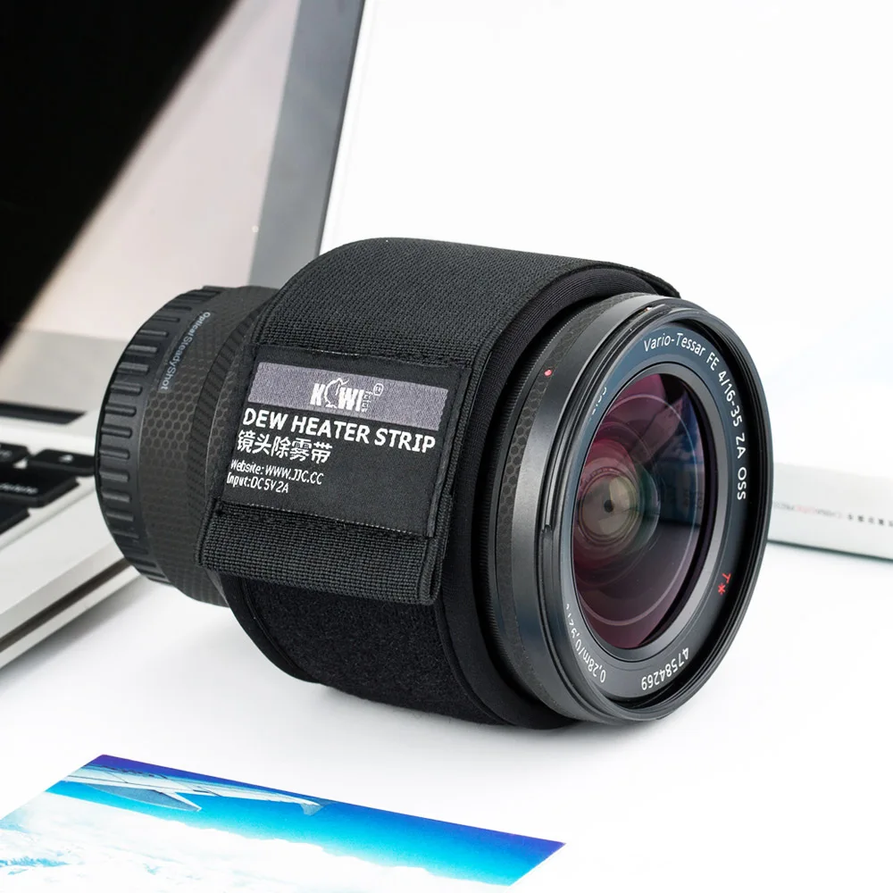 Kamera Objektivwärmer Heizung Evening Dew Remover USB kompatibel mit Nikon Canon Sony Olympus Sigma Fujifilm Objektiv Teleskop Kondensation Prevention 10,9 cm 