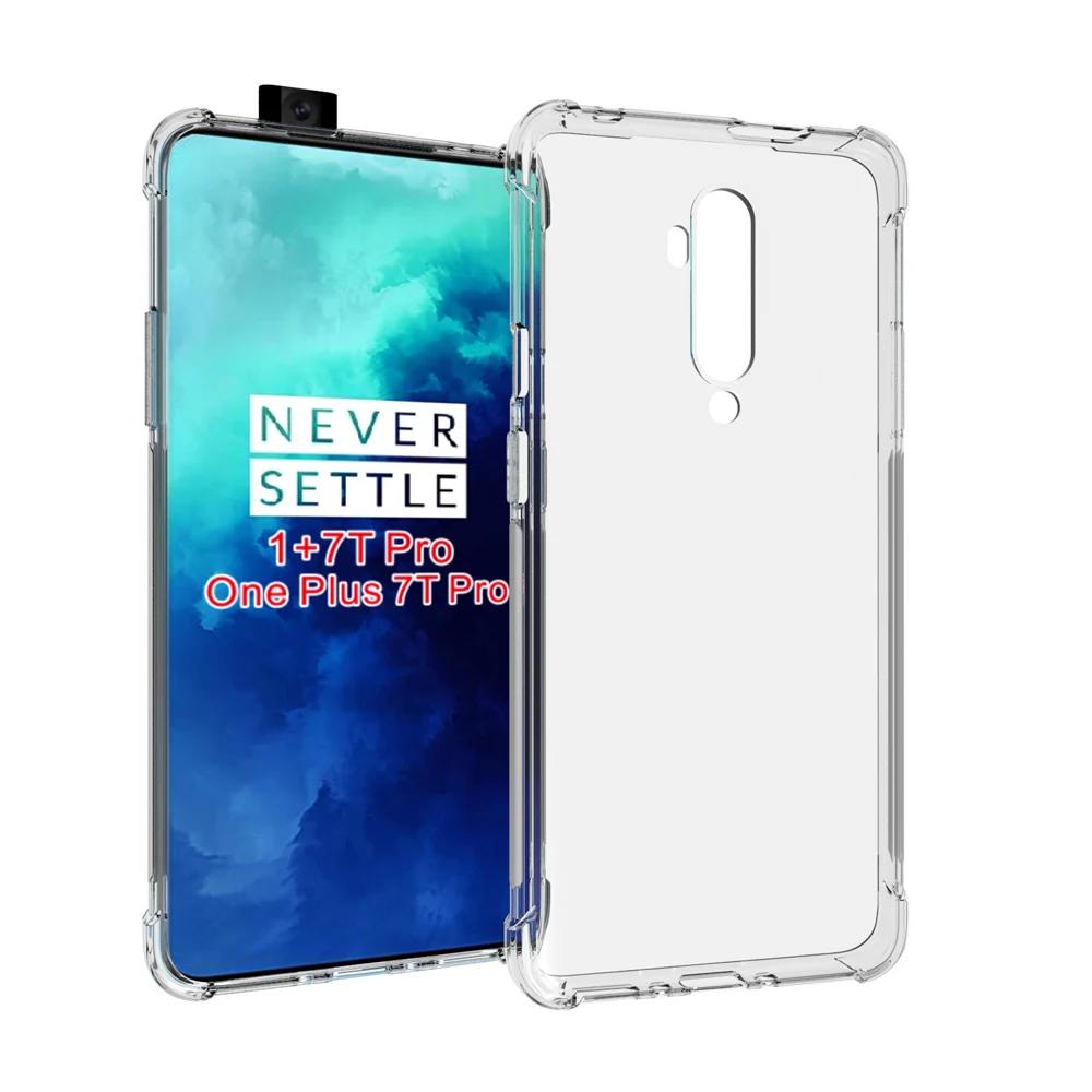 Кристально чистый Противоскользящий противоударный Прочный гибкий ТПУ мягкий