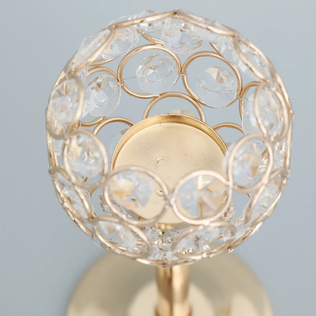Wedding Party Crystal Candelabra Candleholder Tea Light Tealight Holder Table Top Centerpiece Dining Decoration Wedding Party Crystal Candelabra Candleholder Tea Light Tealight Holder Table Top Centerpiece Dining Decoration