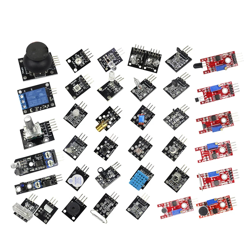 Raspberry Pi 3 Model B+/4B 37 в 1 комплект датчиков стартовый набор также для UNO R3 Для MEGA 2560 DIY обучающий костюм