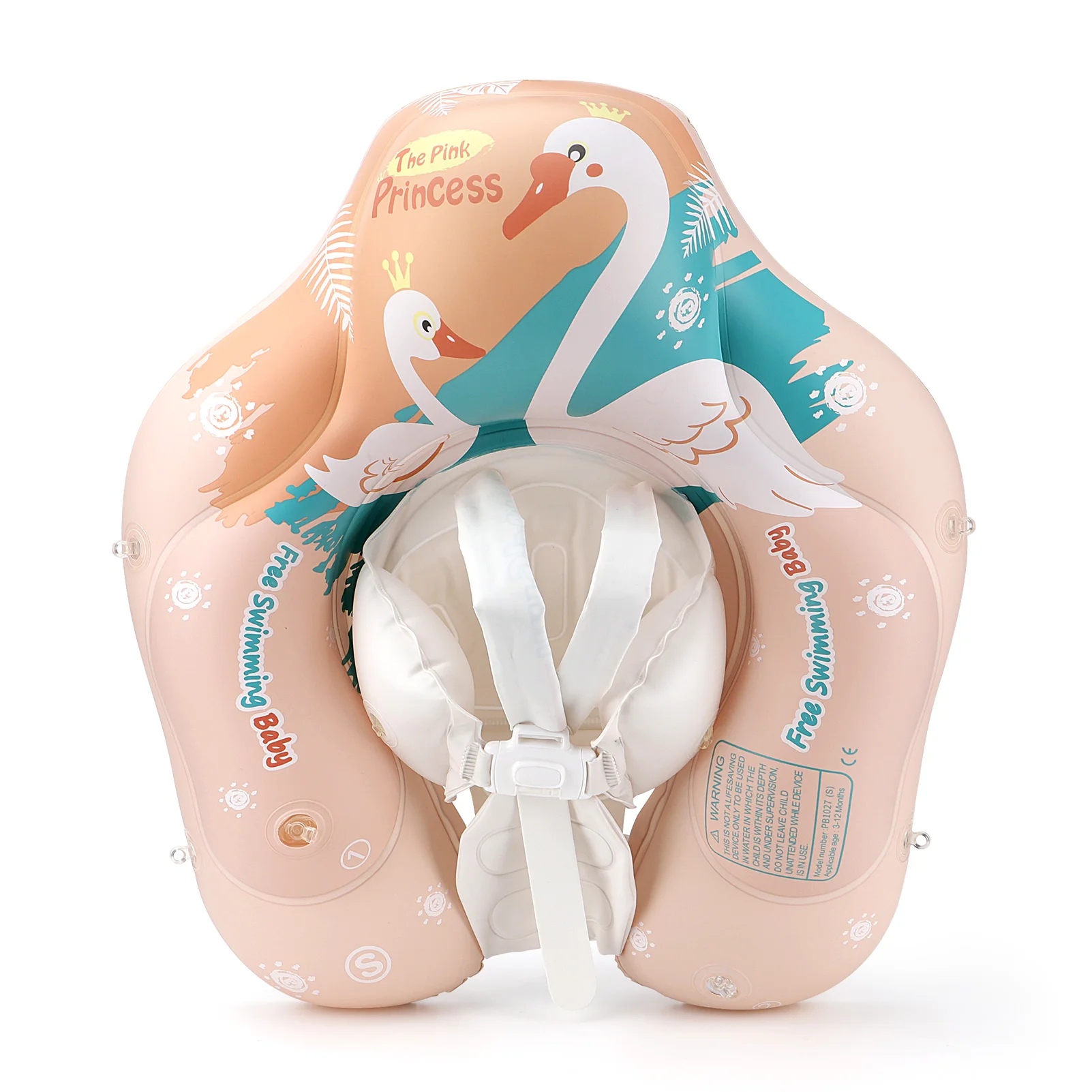 Flotador inflable con Canopo para bebés, accesorios de piscina, anillos de baño circulares para niños pequeños, juguetes de agua de verano