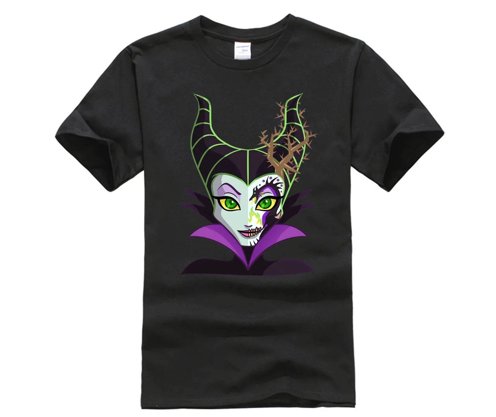 personality T-shirt Sugar Skull Series Dragon Queen T Shir for mans |
