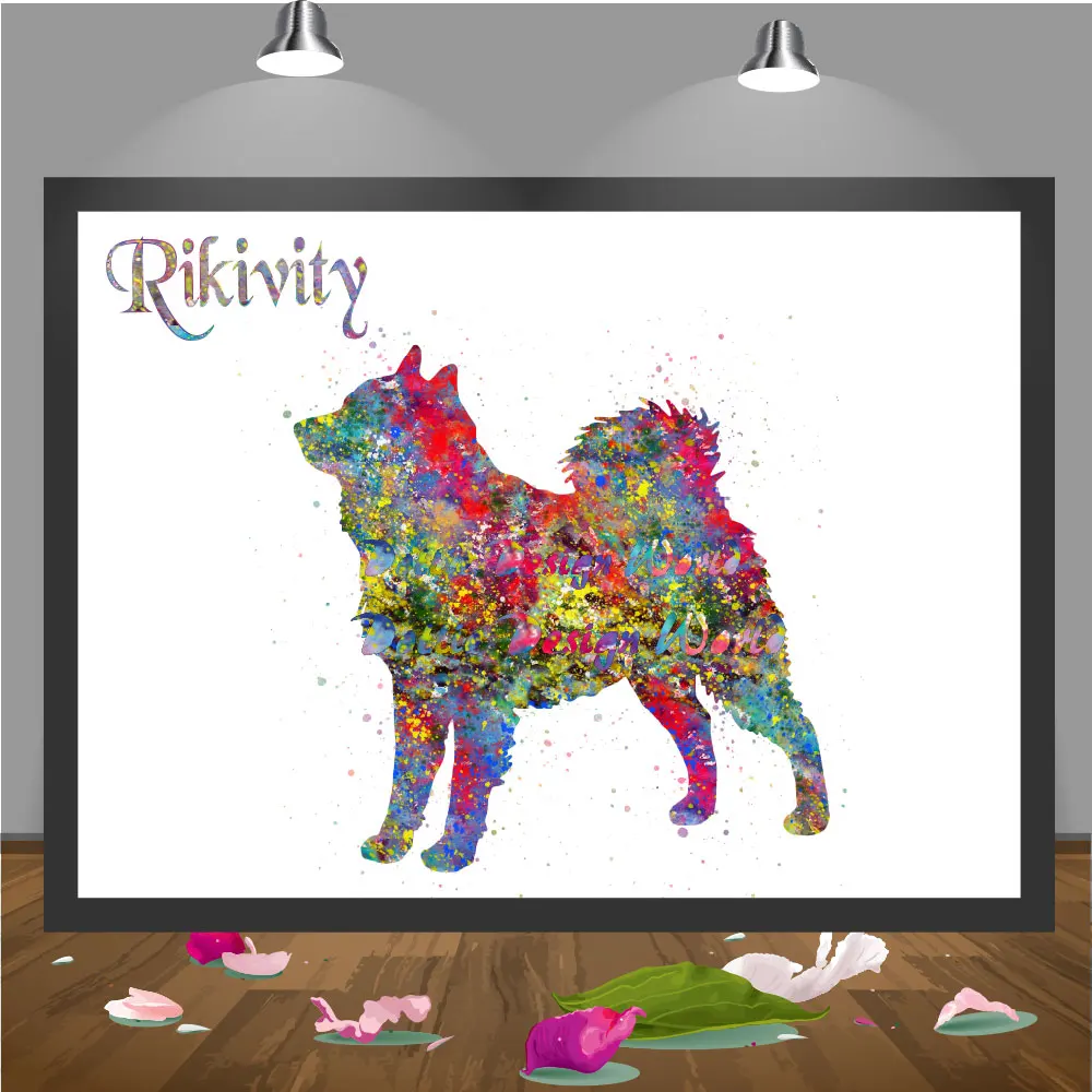 Rikivity Alaskan Malamute плакаты с изображениями собак Печать холст картина Современные