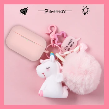 

Cute Unicorn Case for Apple Airpods pro 3 Bluetooth Wireless Earphone Accessories Airpods Headset Headphone Protective Cover