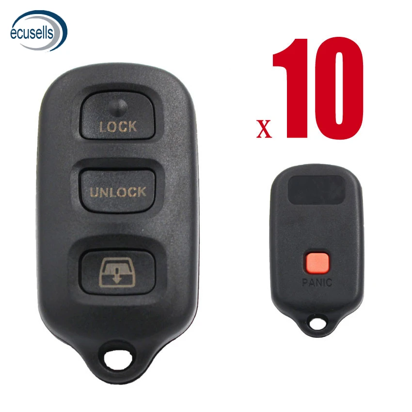 10 Pcs/Lot Remote Keyless Entry Shell Fit for Toyota Sequoia 4Runner Sequoia Matrix Key Replace