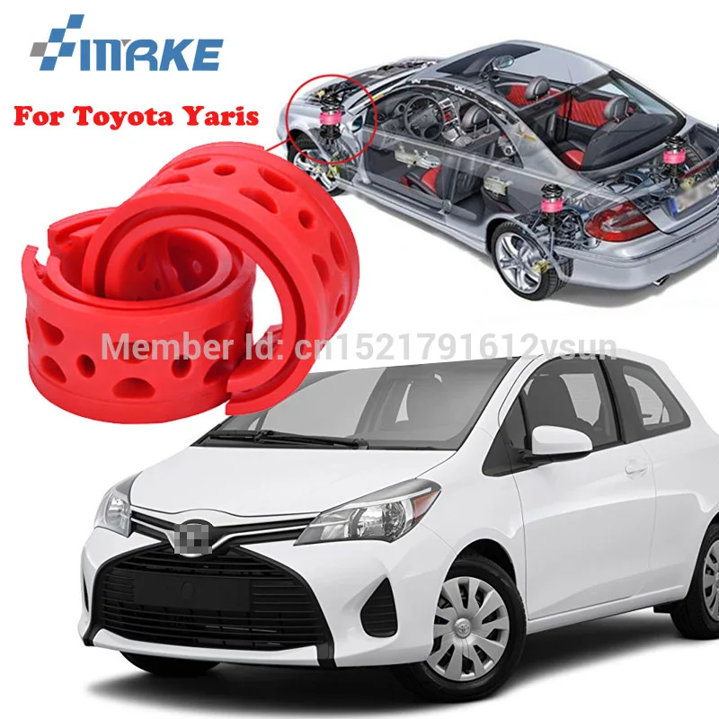 SmRKE для Toyota Yaris, высококачественный передний/задний автомобильный амортизатор, пружинный бампер, силовая Подушка, буфер