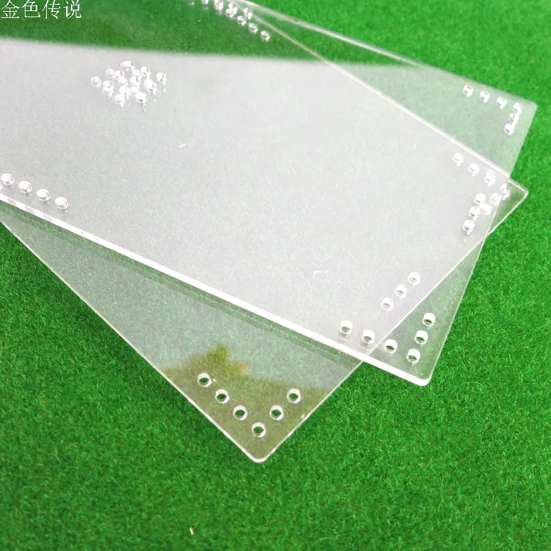 Многоярусная пластина 100200 прозрачная DIY четырехколесный привод шасси забавная сборка модель материал отверстие пластиковая пластина