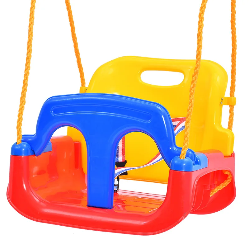 Set Children's Outdoor Toys Swing Non-slip Hanging Chair Baby Sports Toys Indoor Trapeze 4