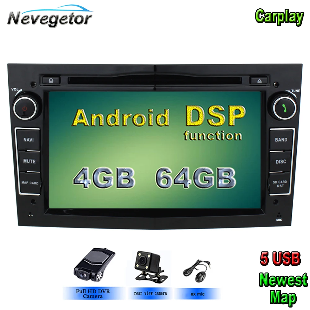 Android 10 2 DIN Автомобильный GPS для opel Vauxhall Astra H G J Vectra Antara Zafira Corsa Vivaro Meriva Veda стерео