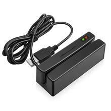 

SZiTW Reader MSR98 USB Credit Card Reader 3 All Tracks Hi/Lo Data Collector for POS System Membership Systerm GPS Fleet Manageme