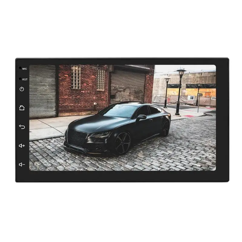 Автомагнитола 2din радио Кош 7 дюймов Android 9,1 2 DIN автомобильный стерео gps Navi WiFi Bluetooth FM автомобильный аудио головное устройство - Цвет: No Cam
