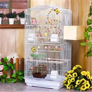 37 &quotбольшие клетки для птиц попугаи Канарские Cockatiel LoveBird Finch клетка с деревьями и