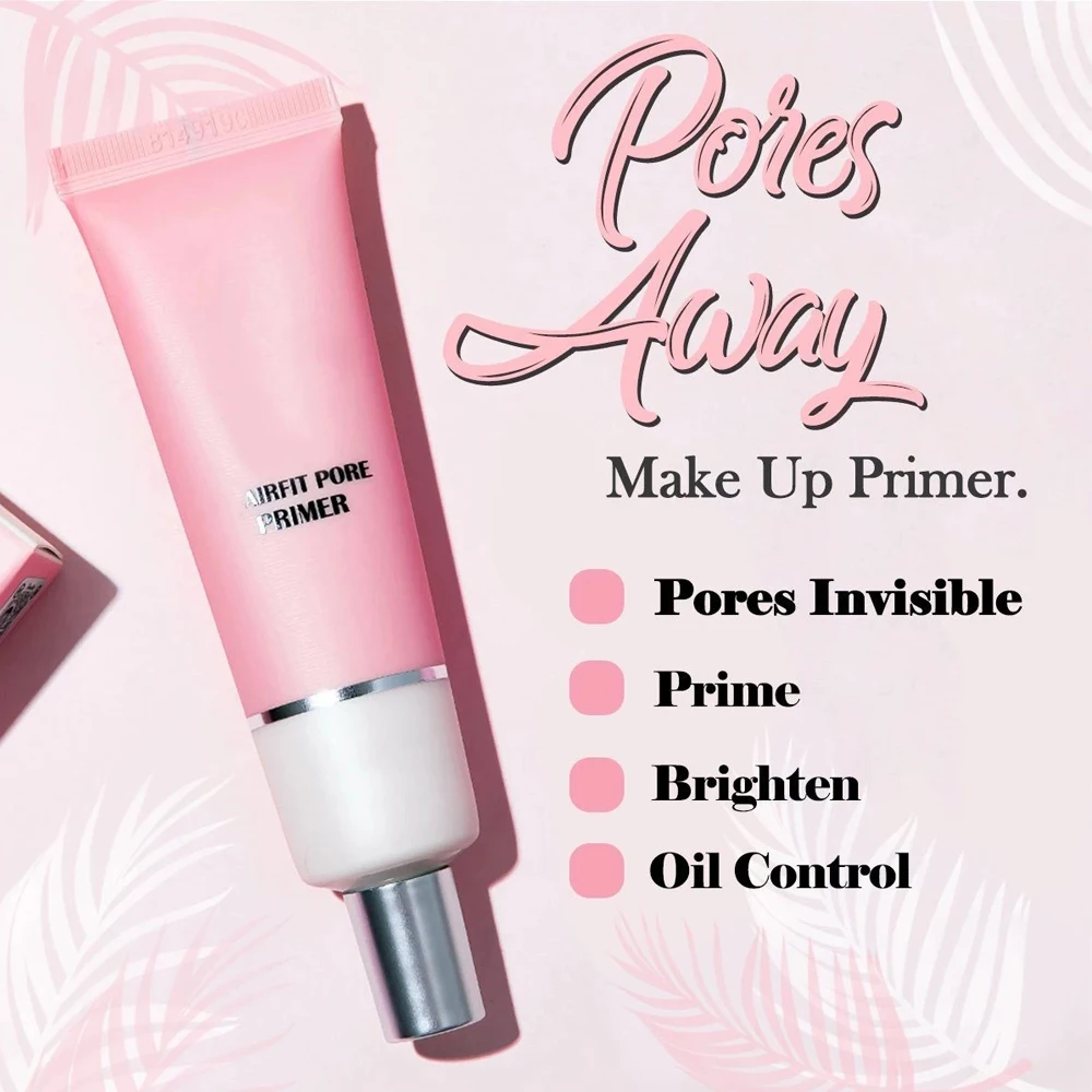Foundation Makeup Primer Oil Control Smooth Isolated Facial Primer Base Cream Moisturizing Invisible Pores Face Brighten Makeup 3