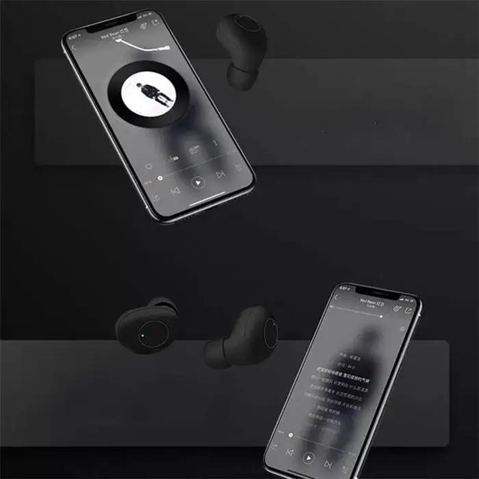 Bluetooth-гарнитура, беспроводные Спортивные Мини наушники-вкладыши, 35 мА/ч, наушники IPX5 V5.0 с цифровым дисплеем, да, 250 мА/ч