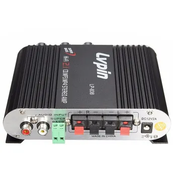 

Lvpin Mini Hi-Fi 2.1 Stereo Power Amplifier Subwoofer MP3 Car Radio Channel LVPIN 200W Amplifier Booster For Car Home