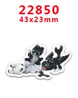 PR-22850 Принадлежности для рукоделия с изображением героев мультфильмов плоские с обратной стороны плоские смолы 30 штук. PR-17993-28760 - Цвет: PR-22850