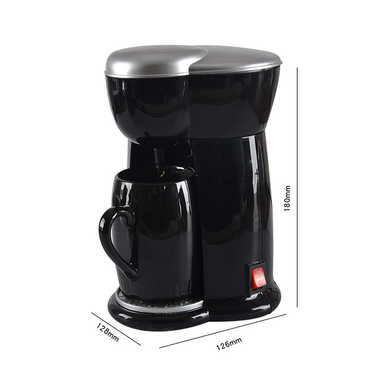 

Warmtoo 230V 300W American Coffee Maker Automatic Machine Mini Household Drip-type Coffee Maker Coffee Tea Machine Dual Use