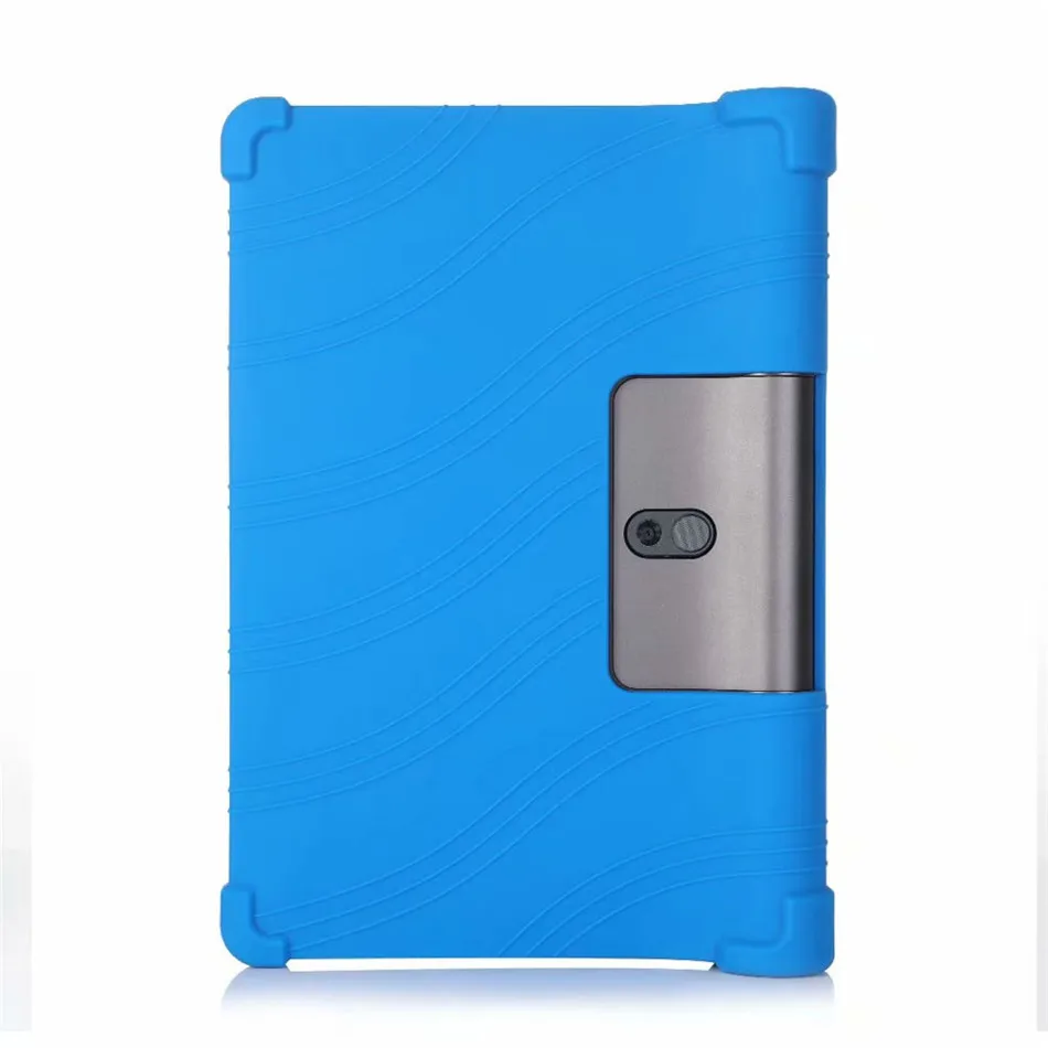 Чехол для lenovo Yoga Smart Tab YT-X705F чехол Funda Tablet Для lenovo Yoga Tab 5 10,1 дюймов Мягкий силиконовый чехол для Капа оболочки кожи - Цвет: Deep Blue