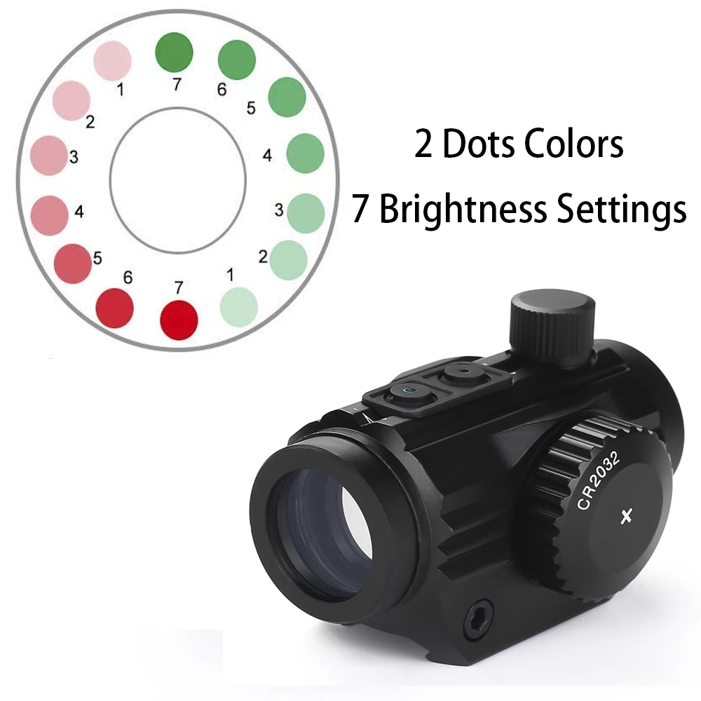 Magorui 1x22 мм тактическая голографическая 5 MOA Dot Micro Red Green прицел рейка 20
