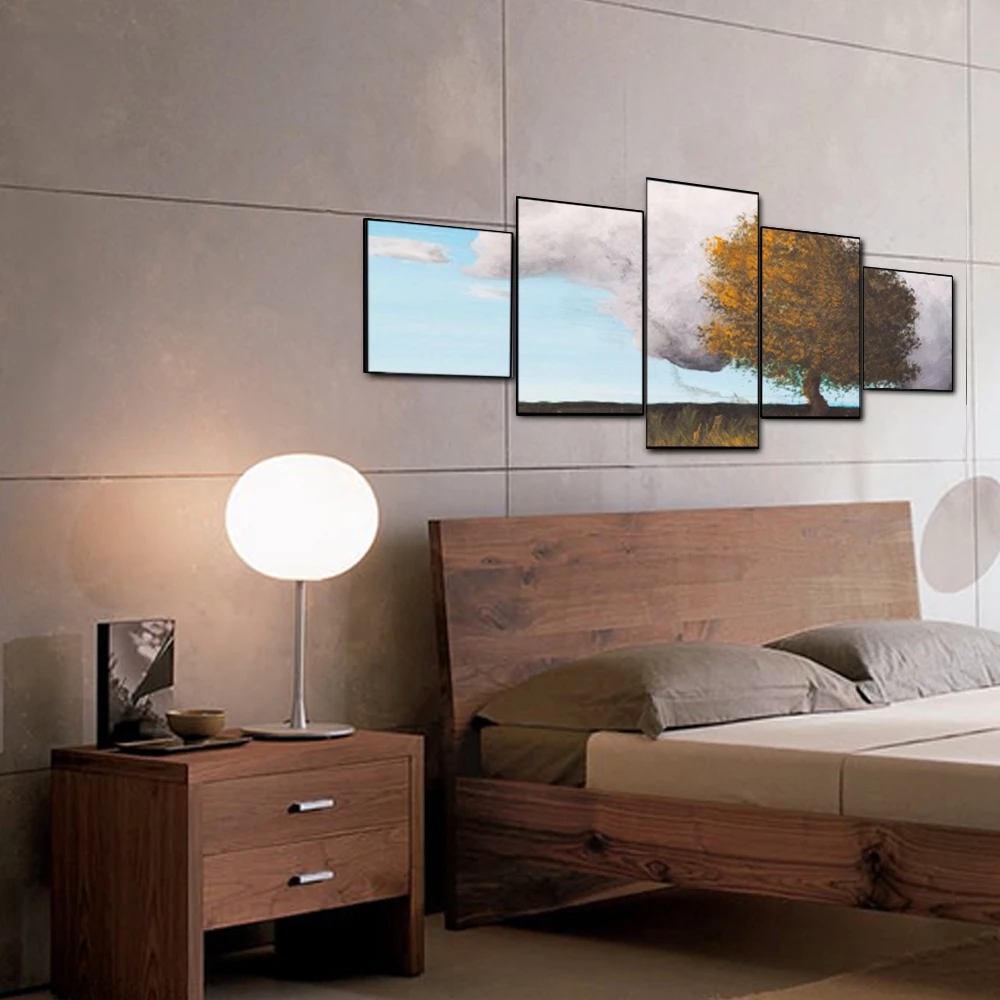 Canvas Art Oil Painting Lonely tree Autumn landscape Art Poster Picture Wall Decor Modern Home Decoration For Living room Canvas Art Oil Painting Lonely tree Autumn landscape Art Poster Picture Wall Decor Modern Home Decoration For Living room