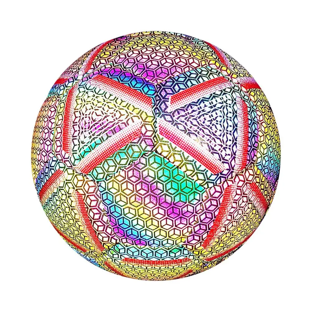 Holographic Soccer Ball Size 4 Soccer Ball Holographic Glowing