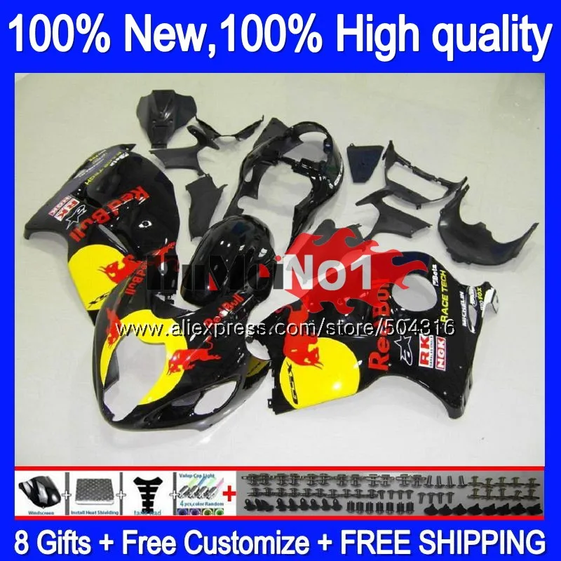 GSXR-1300 для SUZUKI Hayabusa GSXR 1300 желтого и красного цветов, 28MC. 76 GSXR1300 2002 2003 2004 2005 2006 2007 96 02 03 04 05 06 07 обтекатель - Цвет: No. 1