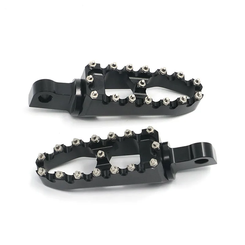 

Motorcycle CNC Wide Fat Footpegs Foot Pegs MX 360 Rotating Custom Chopper Bobber Style for Harley Davidson XG500 XG750 XG750A