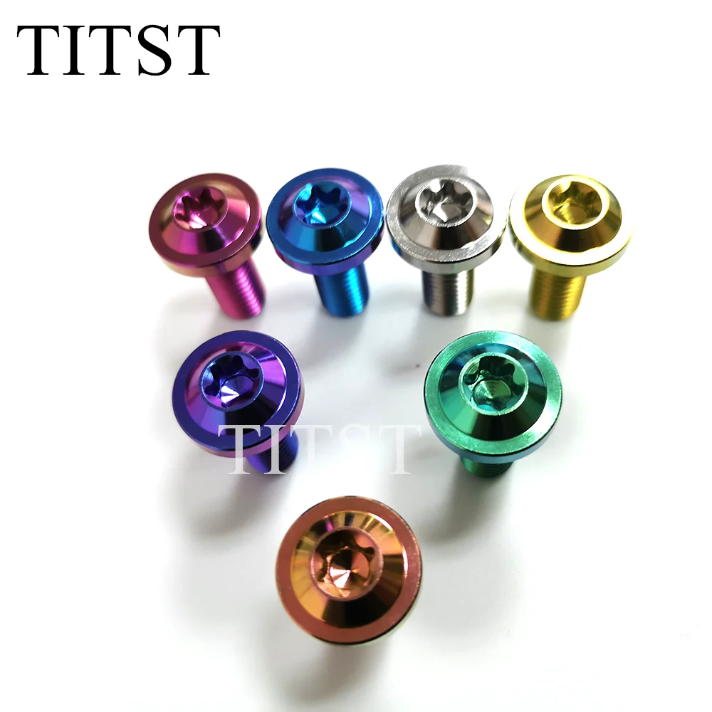 

TITST M6*10/15/20/25/30/35/40 Torx Head Titanium Bolts For Motorcycle (One Lot =100 pcs)