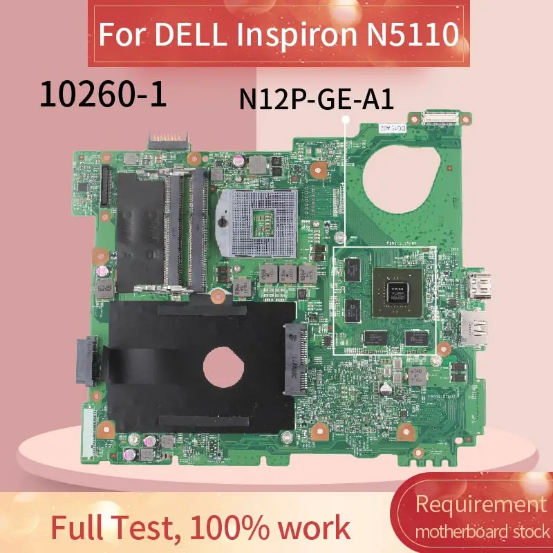 Placa-mãe para Computador Portátil Placa-mãe para Notebook Dell Inspiron 15r N5110 Gt525m 1gb Hm67 Cn0j2ww8