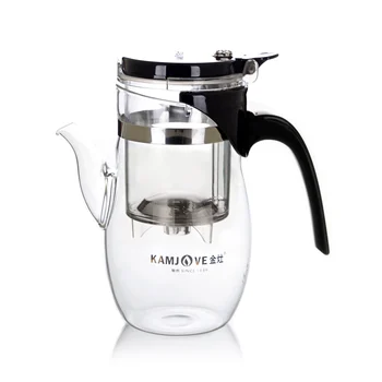 

1x Heat Resistant Glass Kungfu Teapot Office Tea Cup 600ml TP787 Convenient Teapot