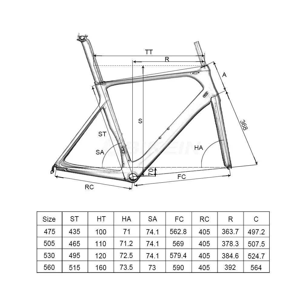 BIKEIN T800 UD углеродистая рама для дорожного велосипеда+ вилка матовый черный BB92 велосипедный шоссейный велосипед Запчасти 47,5/50,5/53/56 см Сверхлегкий 1200 г