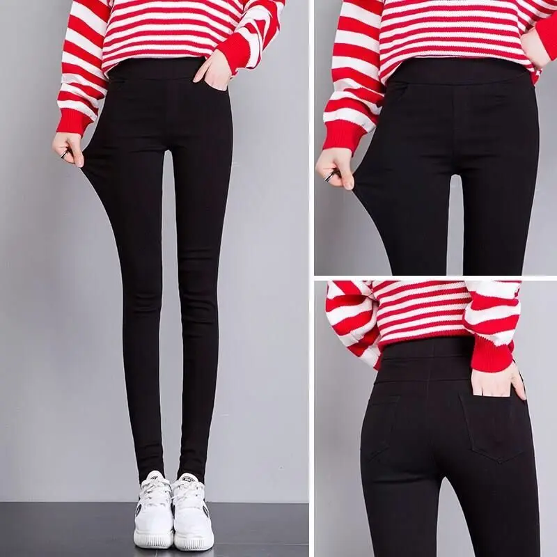 2020 New High Elastic Skinny Jeans For Women Pencil Legging Stretch Black Slim Legging Jeans Denim Lady Jeans 2020 New High Elastic Skinny Jeans For Women Pencil Legging Stretch Black Slim Legging Jeans Denim Lady Jeans