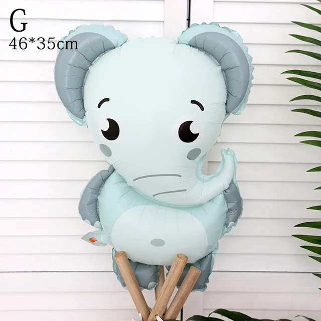 Cartoon Animal foil balloon Animal Cute Fox panda octopus starfish Birthday party Decor Baby Shower Holiday Kids Toys Balloons 7