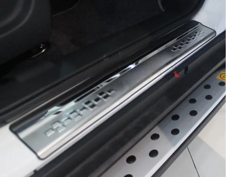 Автомобильный Стайлинг для Suzuki Sx4 S-cross Высококачественная Накладка на порог из нержавеющей стали 4 шт. аксессуары