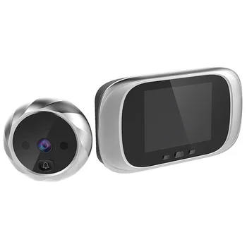 

HTHL-DD1 HD Door Viewer Long Standby Video Intercom Infrared Motion Sensor Night Vision Camera Door Bell Home Security Camera